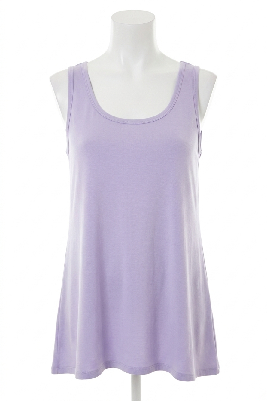 NEW FRENCH KYSS tunic tank in lilac
